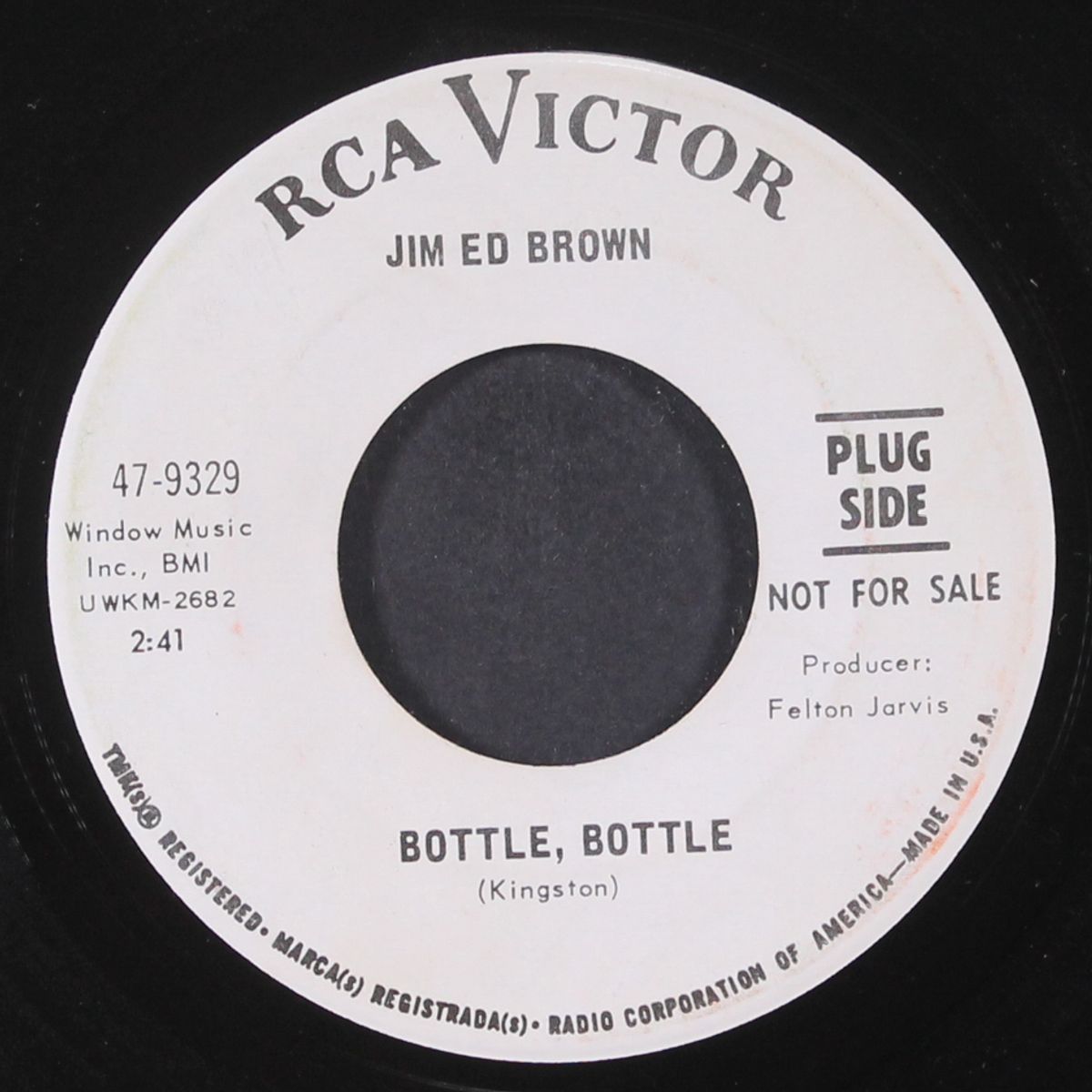 bottle bottle by JIM ED BROWN