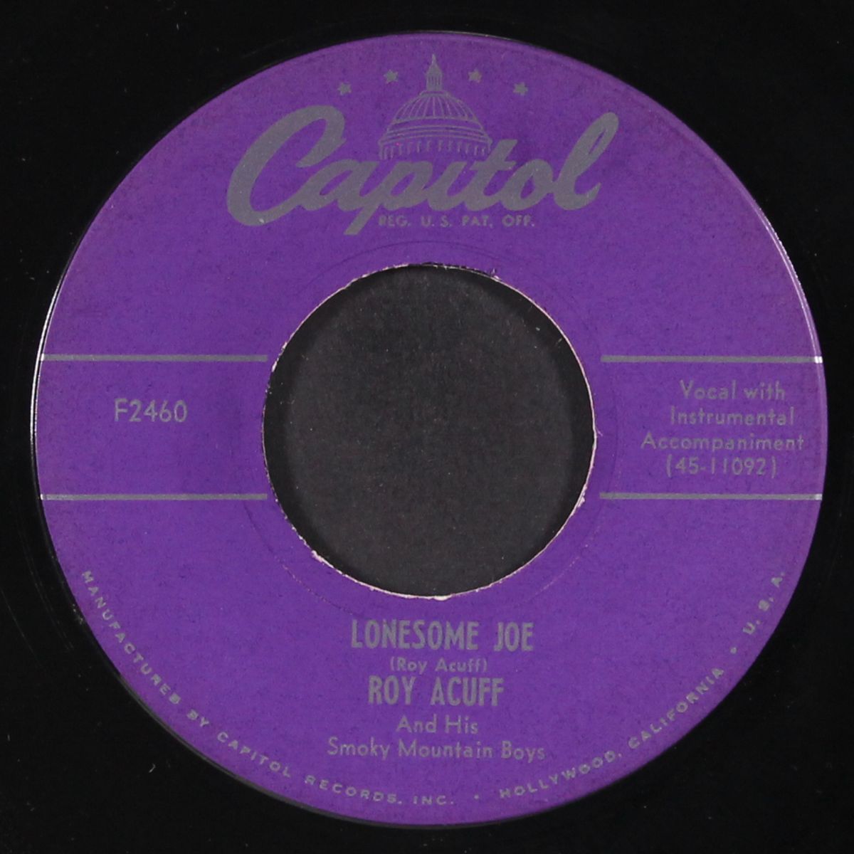 is it love or is it lies? / lonesome joe by ROY ACUFF