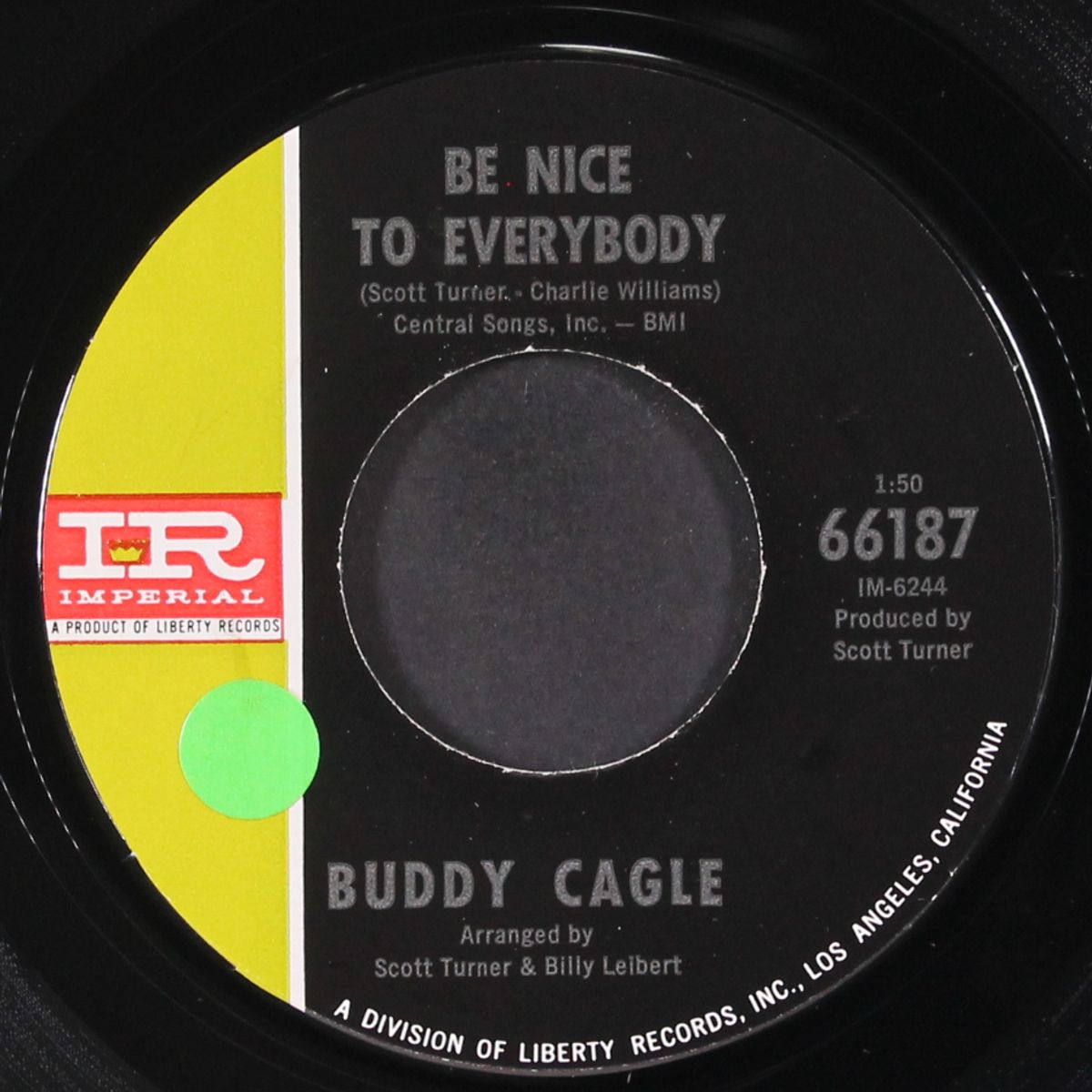 be nice to everyone by BUDDY CAGLE