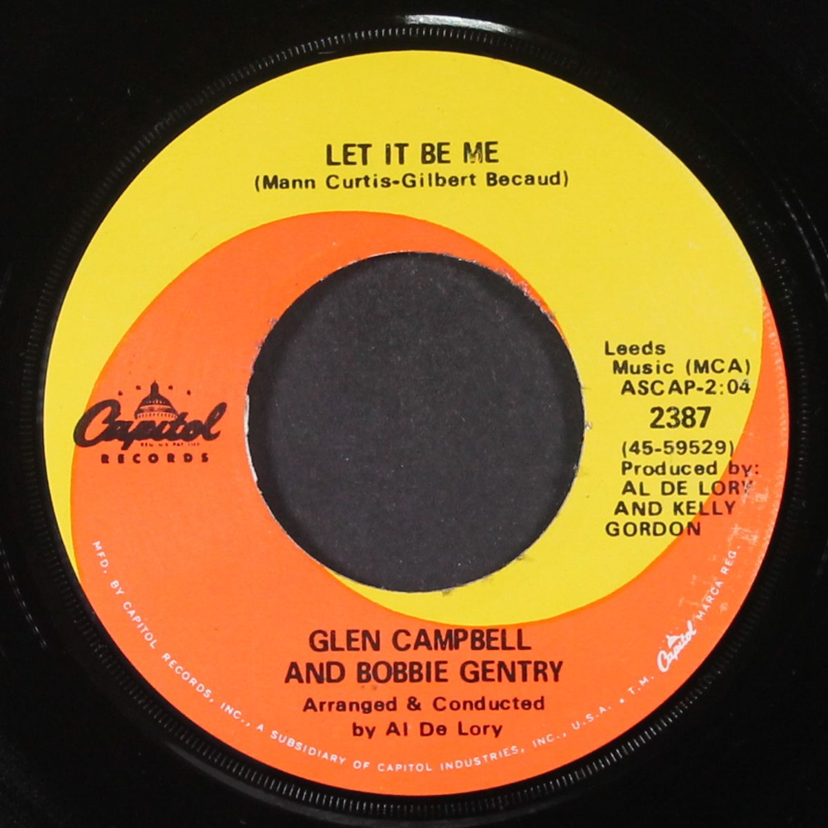 let it be me by GLEN CAMPBELL & BOBBIE GENTRY