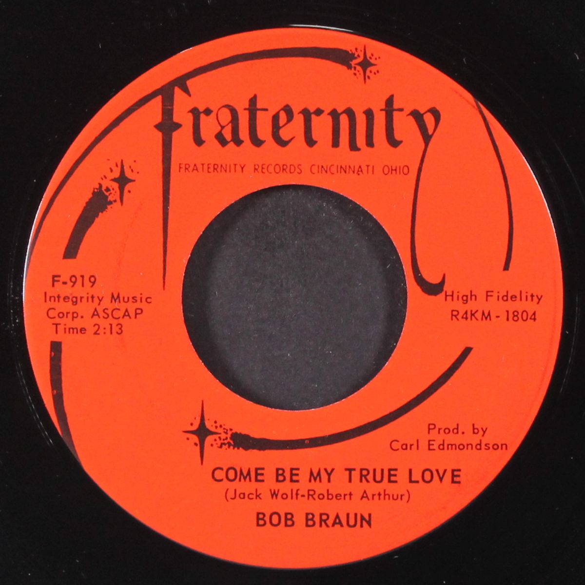 sweet violets / come be my true love by BOB BRAUN