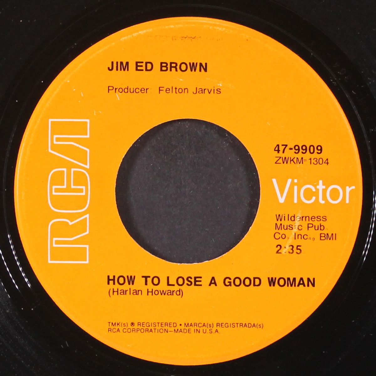 morning / how to lose a good woman by JIM ED BROWN
