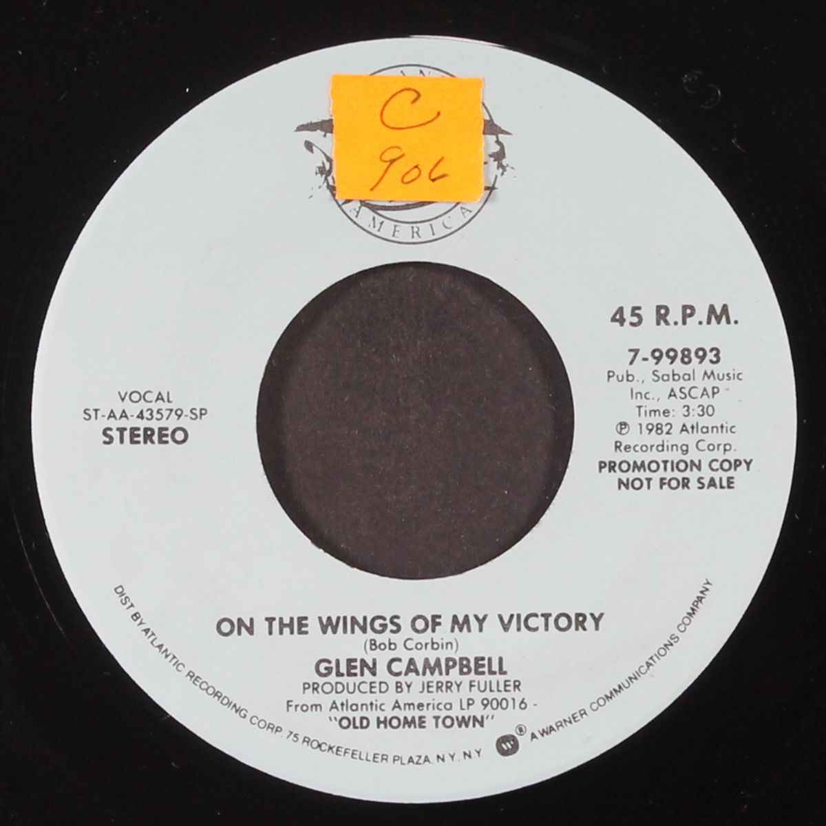 on the wings of my victory by GLEN CAMPBELL