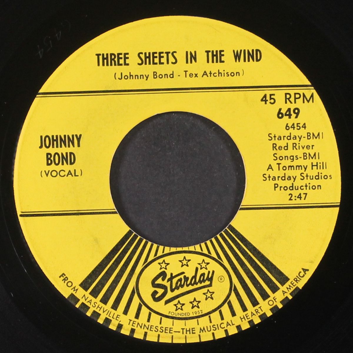 three sheets in the wind by JOHNNY BOND
