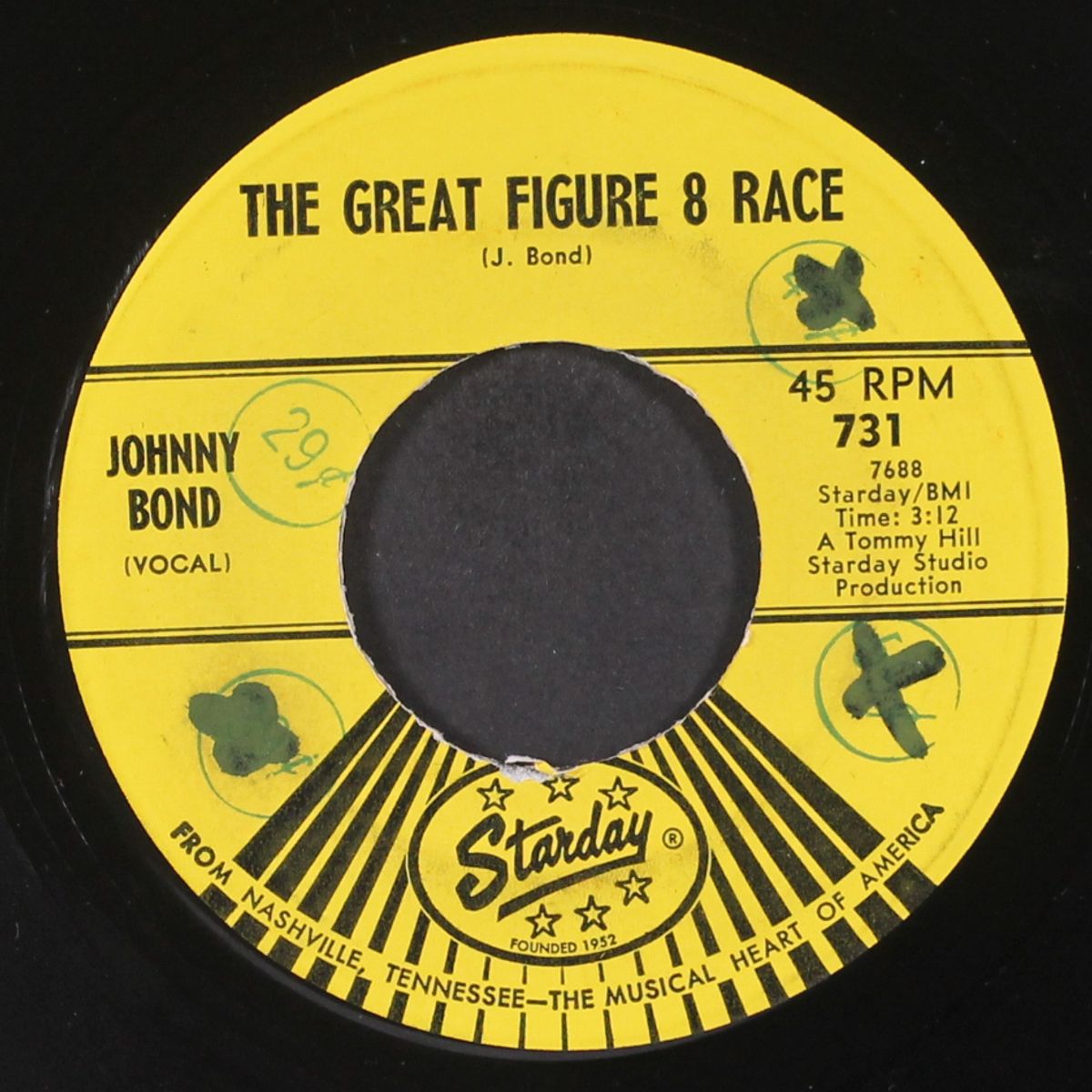 sadie was a lady / the great figure 8 race by JOHNNY BOND