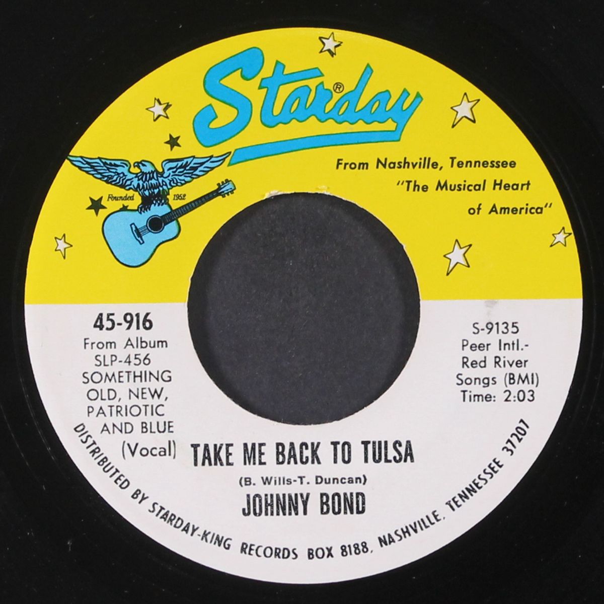 here come the elephants / take me back to tulsa by JOHNNY BOND