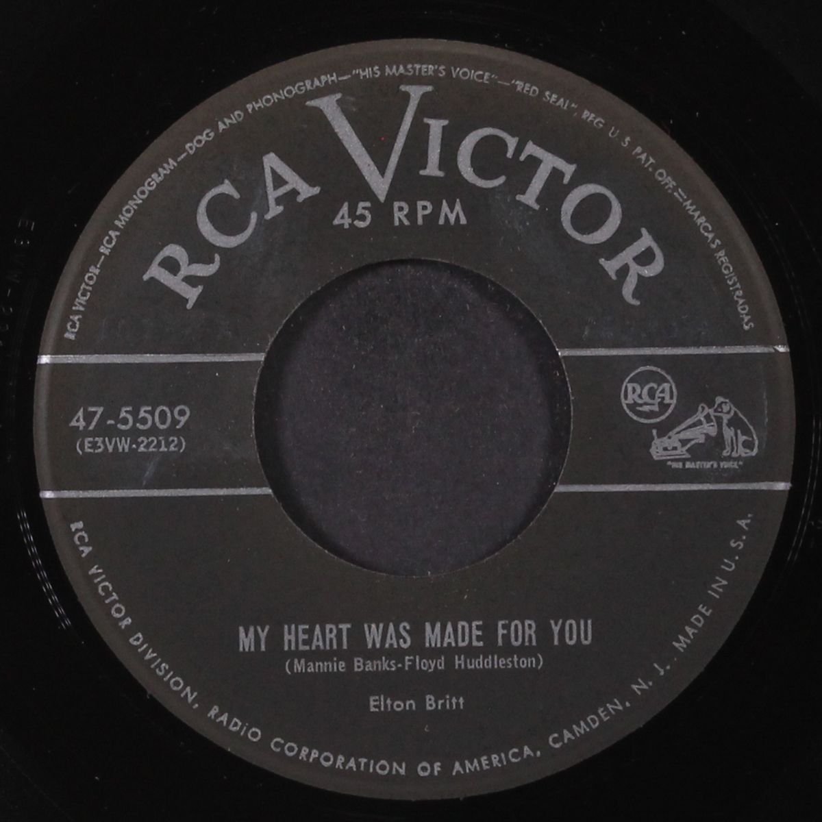 that's how the yodel was born / my heart was made for you by ELTON BRITT