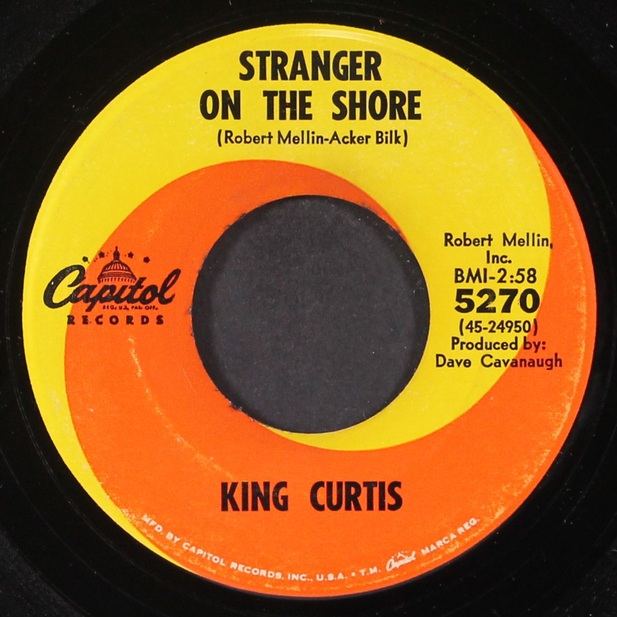 hide away / stranger on the shore by KING CURTIS