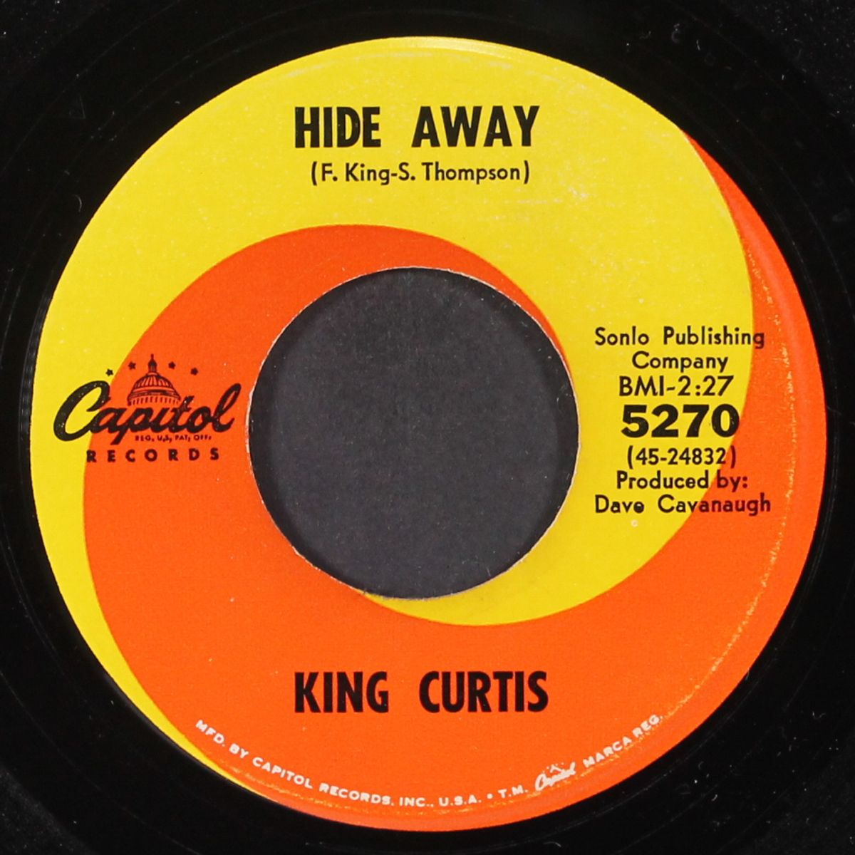 hide away / stranger on the shore by KING CURTIS