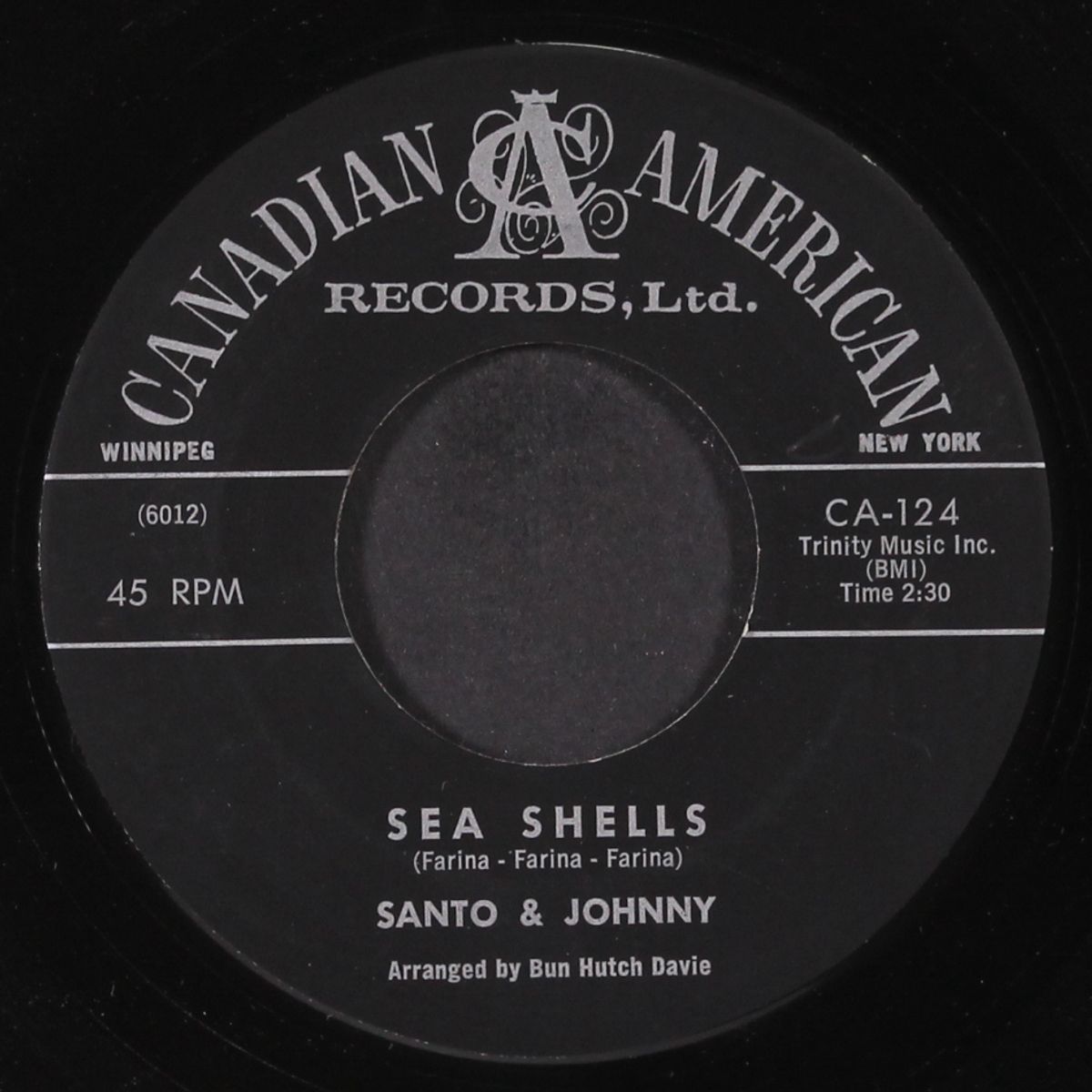 hop scotch / sea shells by SANTO & JOHNNY
