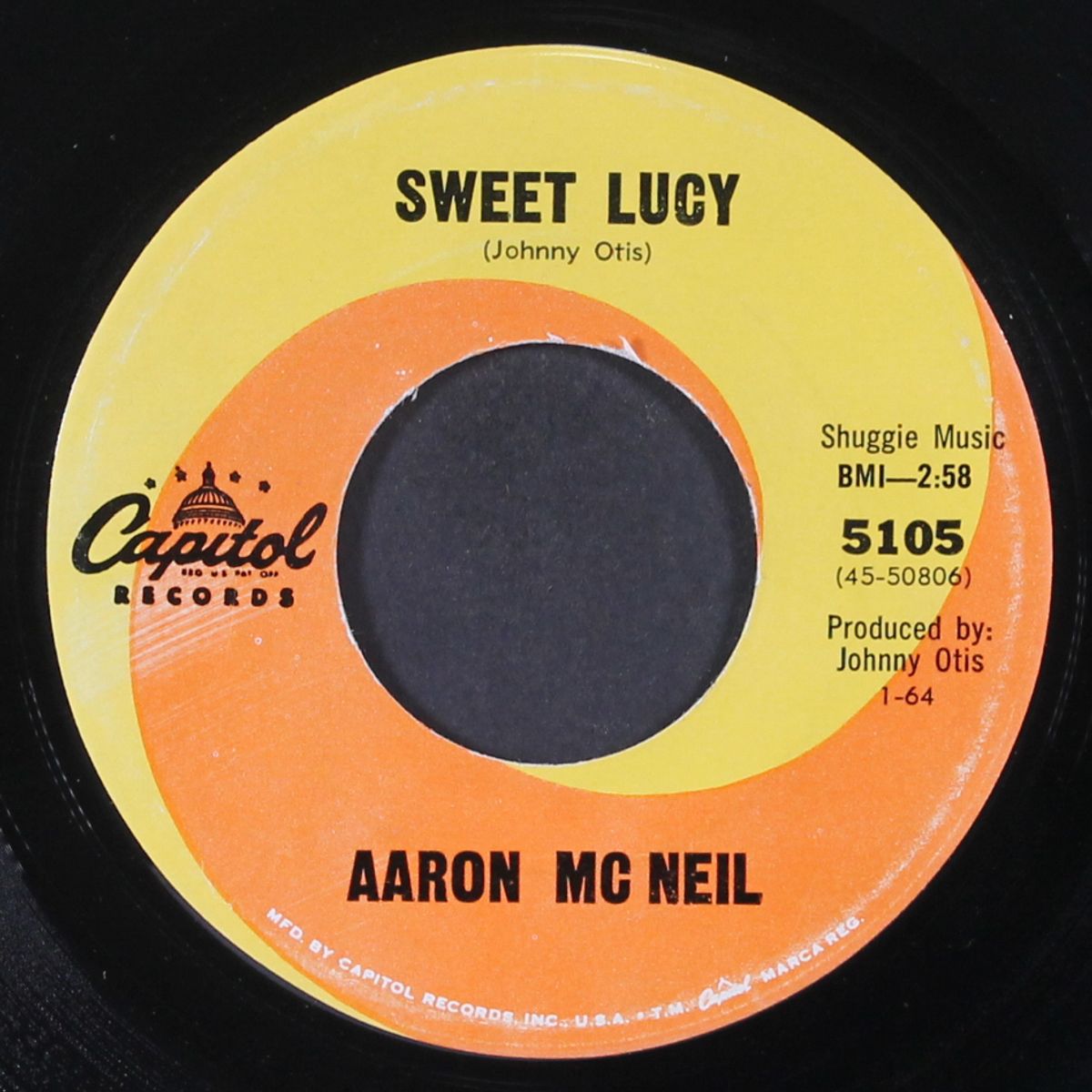 crying on my shoulder / sweet lucy by AARON MCNEIL