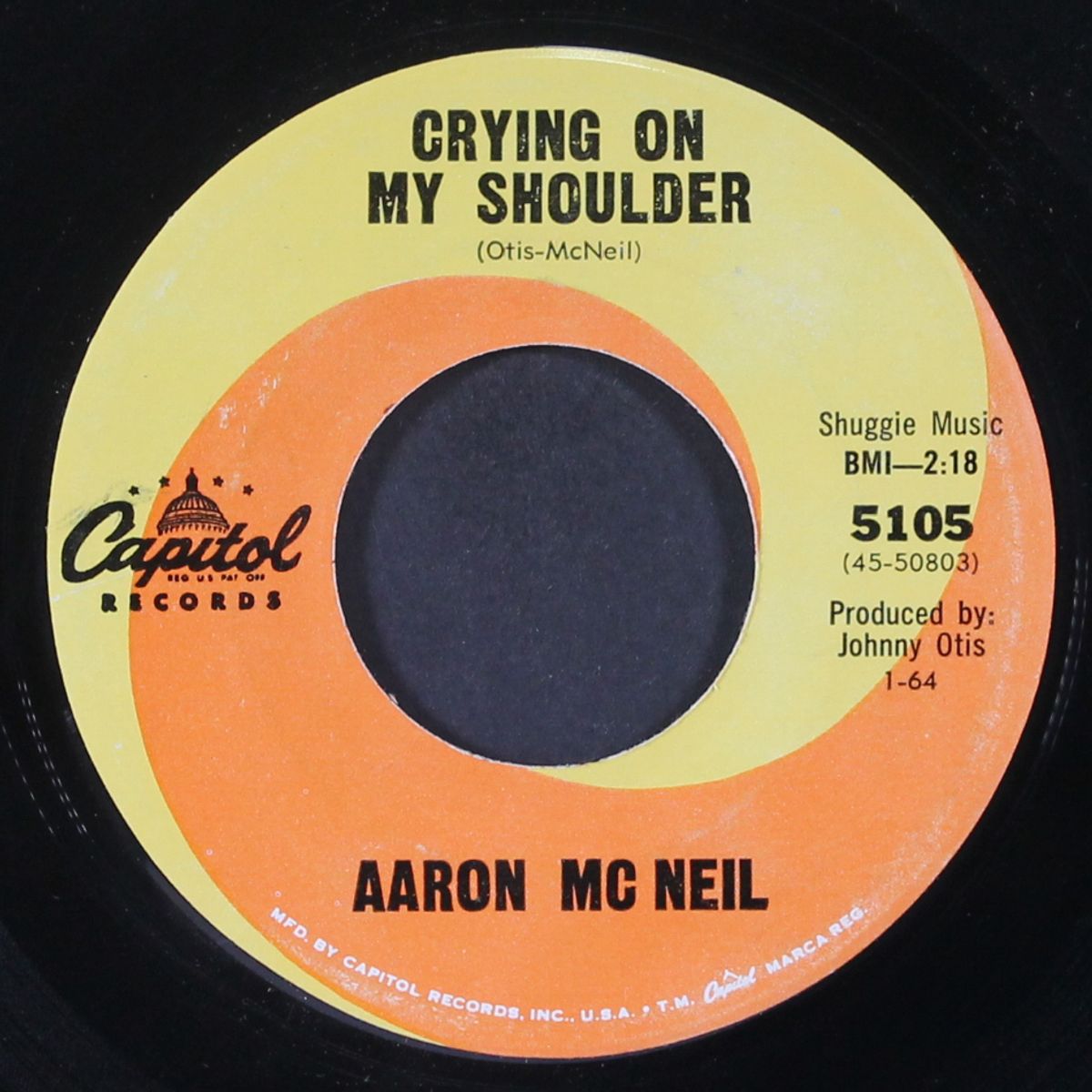 crying on my shoulder / sweet lucy by AARON MCNEIL