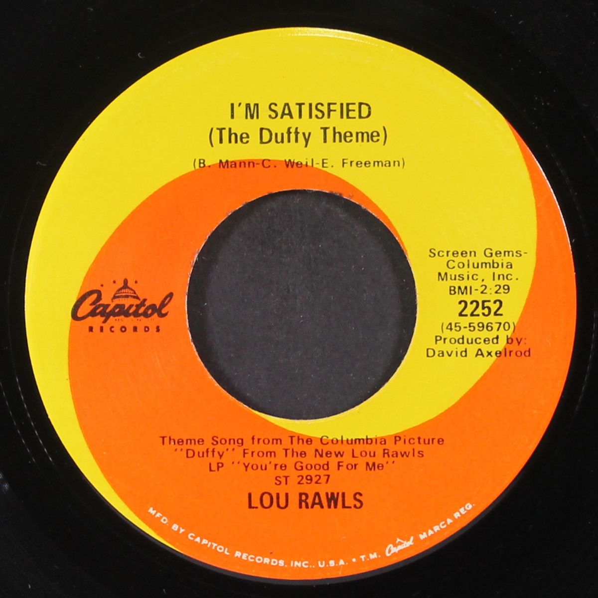 down here on the ground / i'm satisfied by LOU RAWLS
