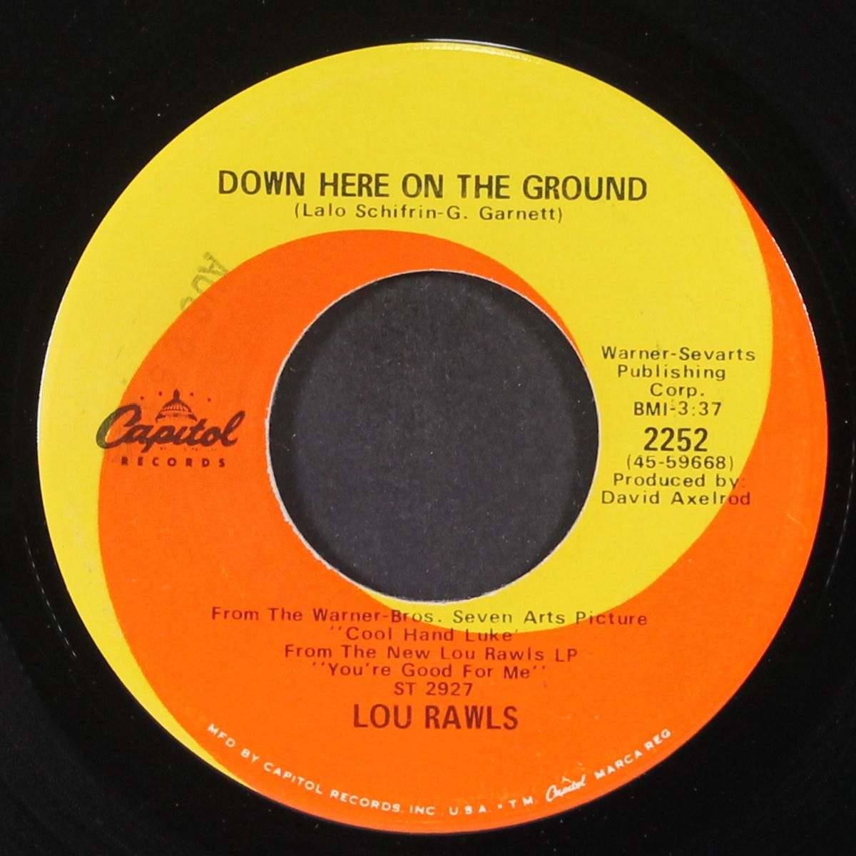 down here on the ground / i'm satisfied by LOU RAWLS