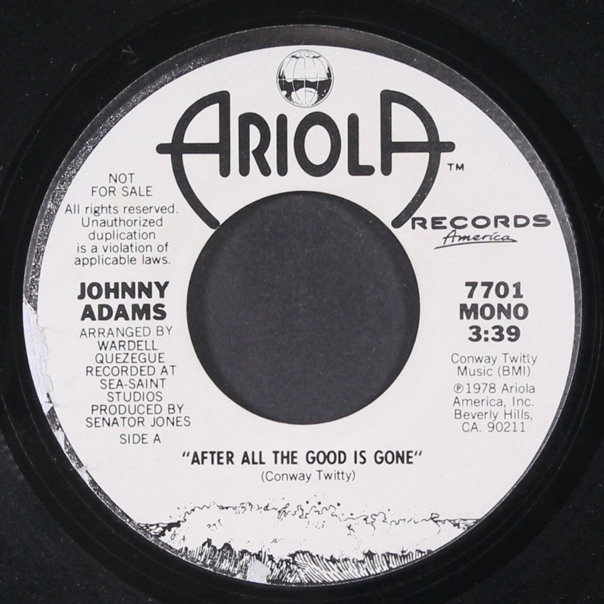 after all the good is gone / mono by JOHNNY ADAMS