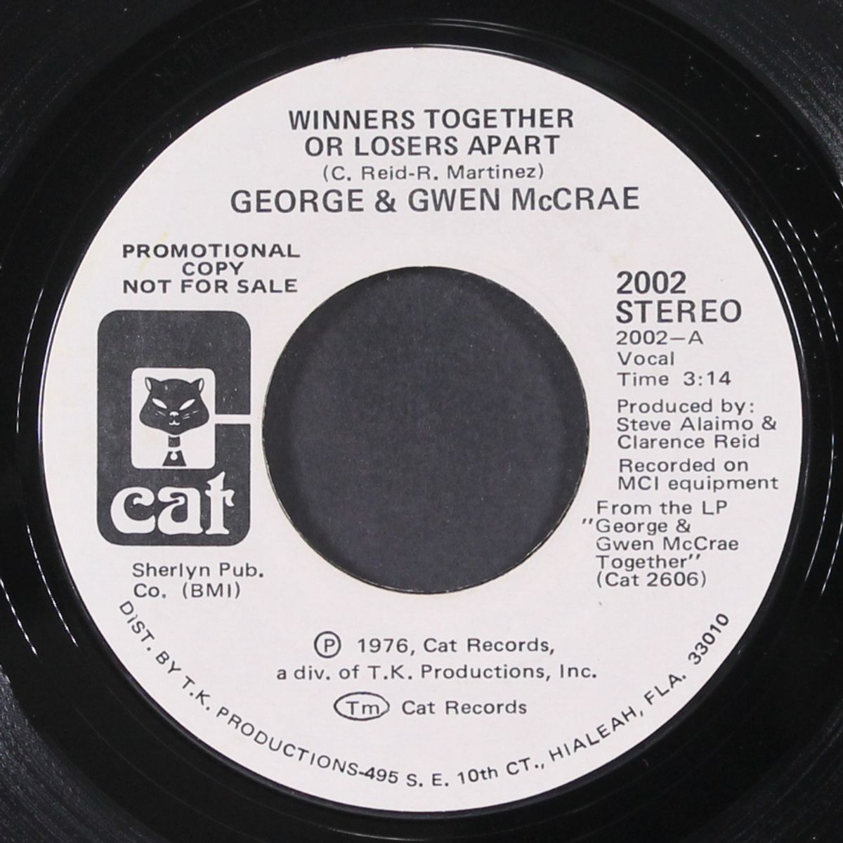 winners together or losers apart / homesick, lovesick by GEORGE & GWEN MCCRAE