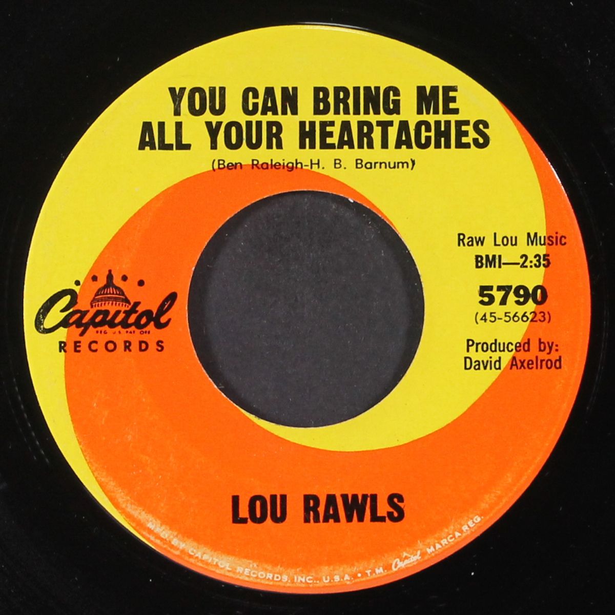 you can bring me all your heartaches / a woman who's a woman by LOU RAWLS