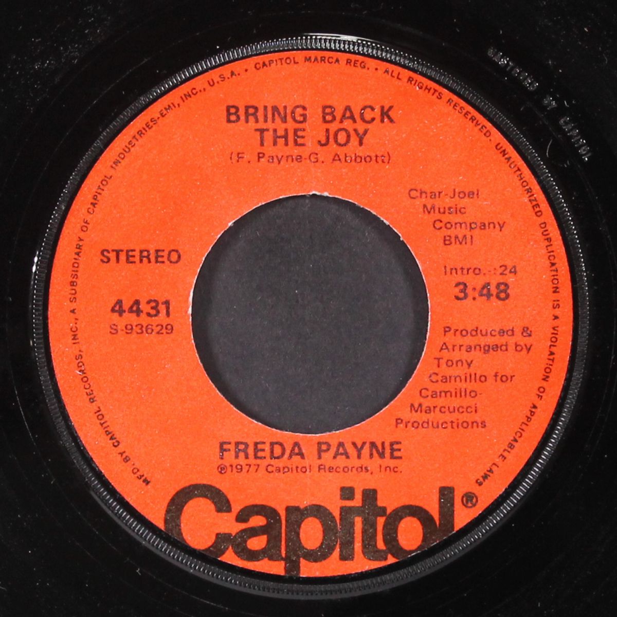 bring back the joy / baby you've got what it takes by FREDA PAYNE