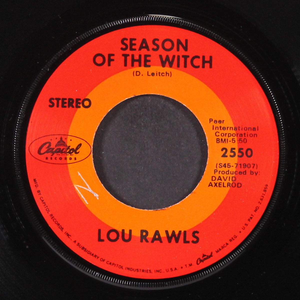 your good thing is about to end / season of the witch by LOU RAWLS