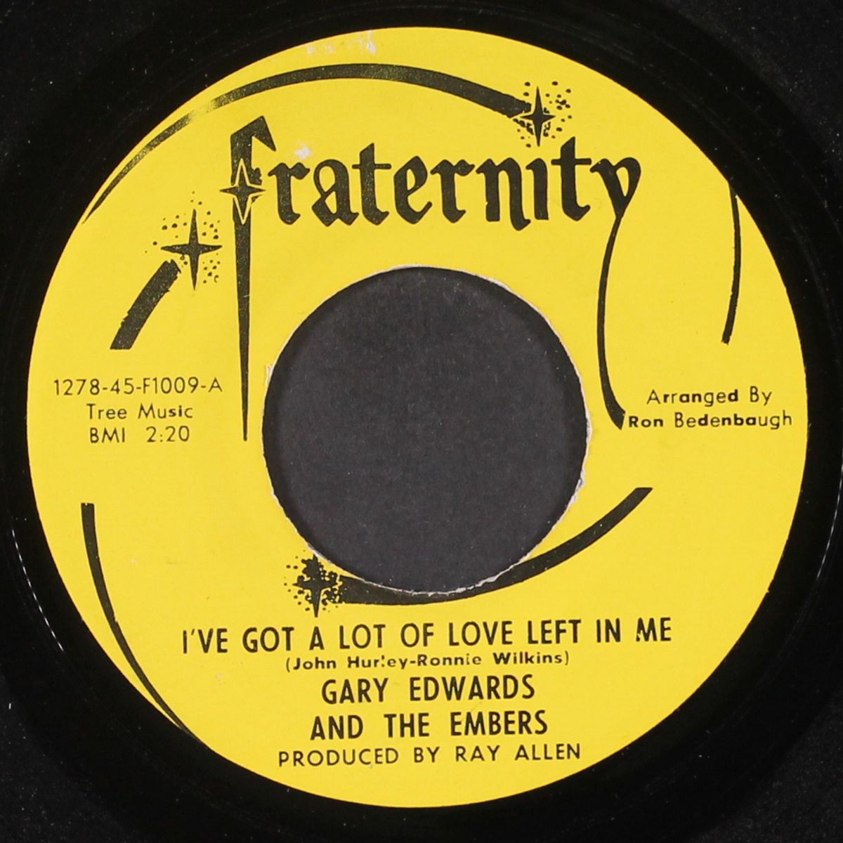 sherry my love / i've got a lot of love left in me by GARY EDWARDS & EMBERS