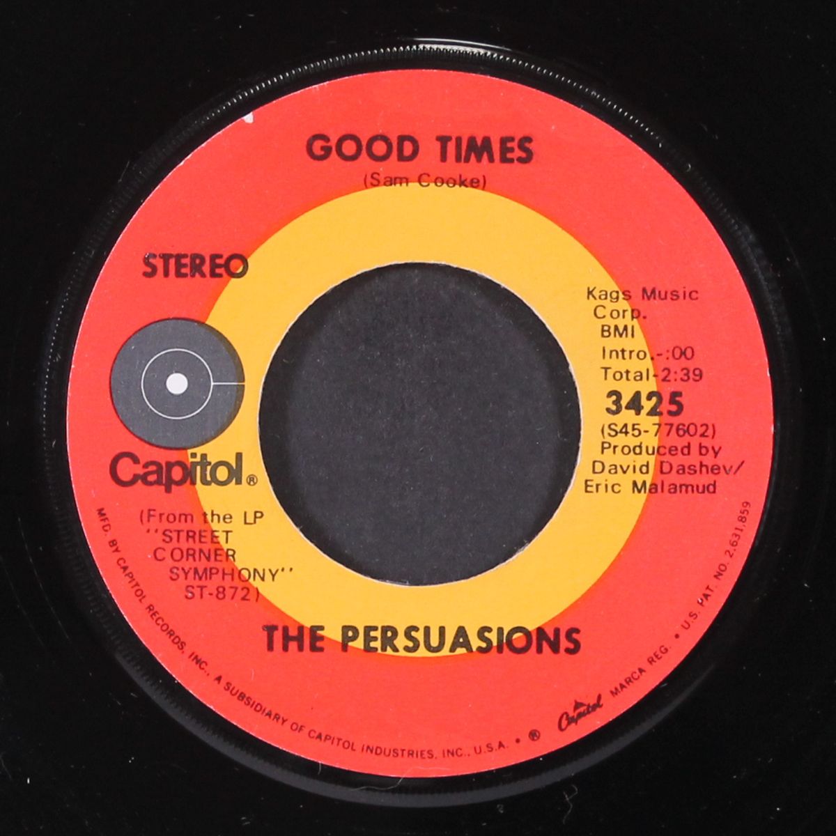 the ten commandments of love / good times by PERSUASIONS