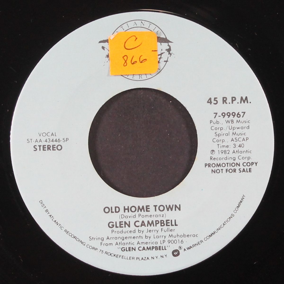 old home town / mono by GLEN CAMPBELL