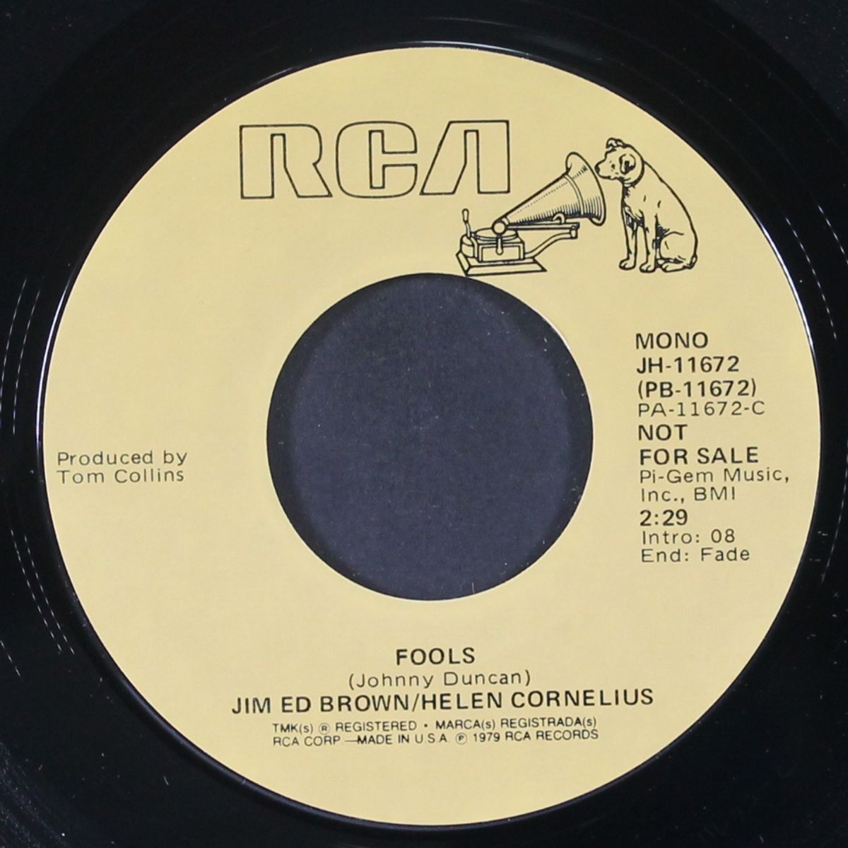 fools / mono by JIM ED BROWN & HELEN CORNELIUS