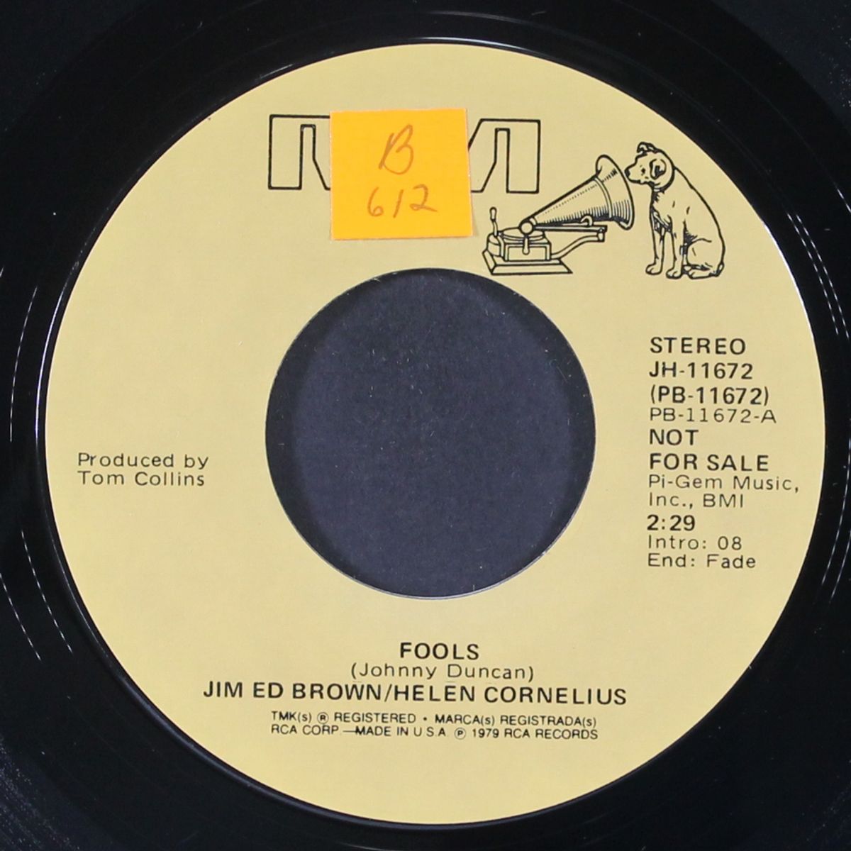 fools / mono by JIM ED BROWN & HELEN CORNELIUS