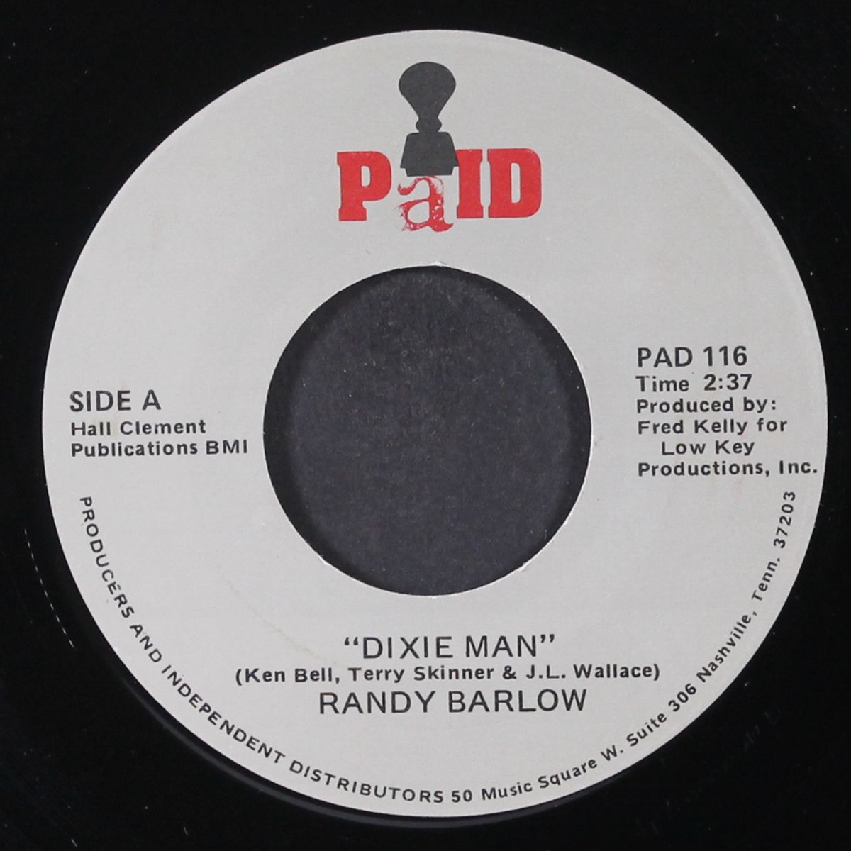 dixie man / same by RANDY BARLOW