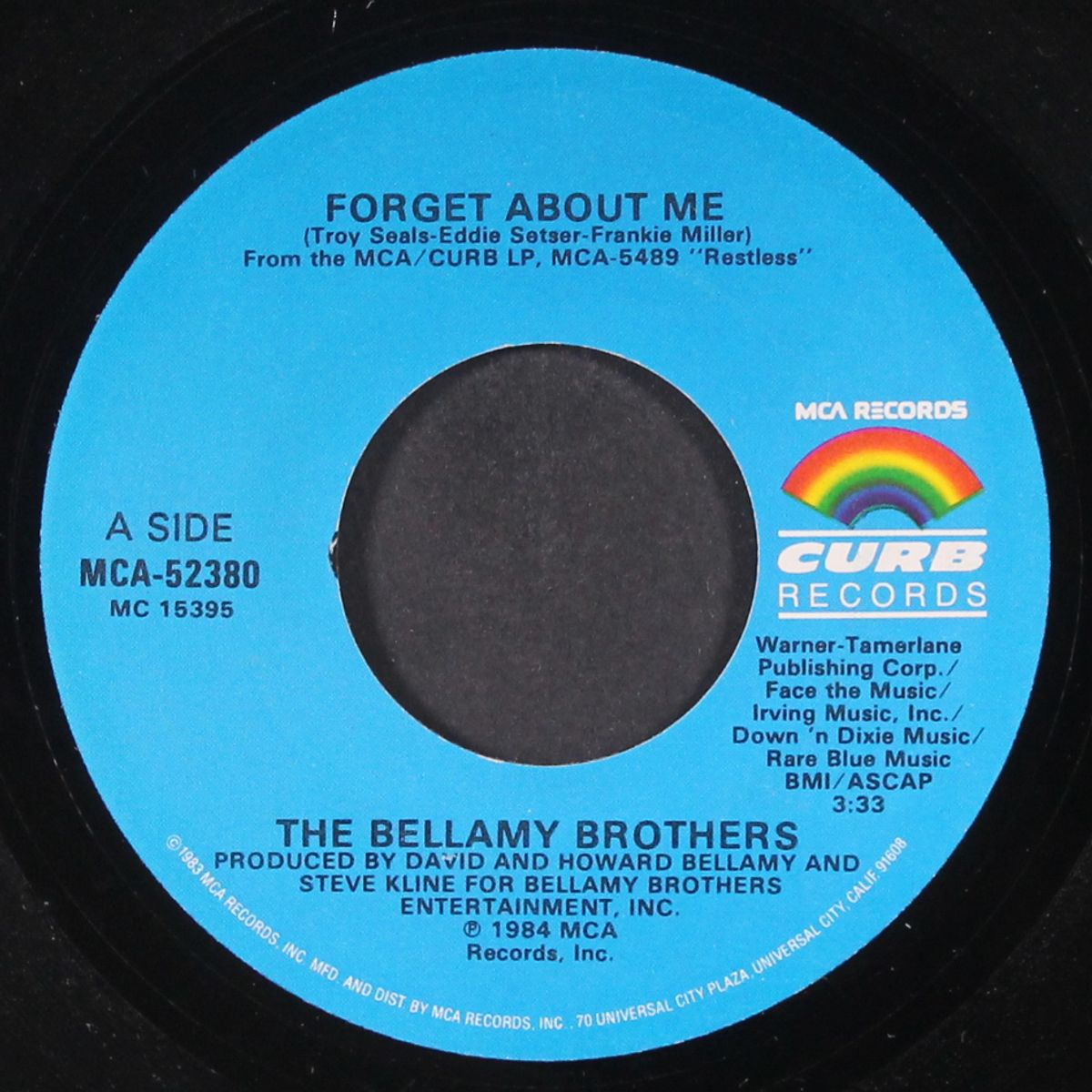forget about me / we're having some fun now by BELLAMY BROTHERS