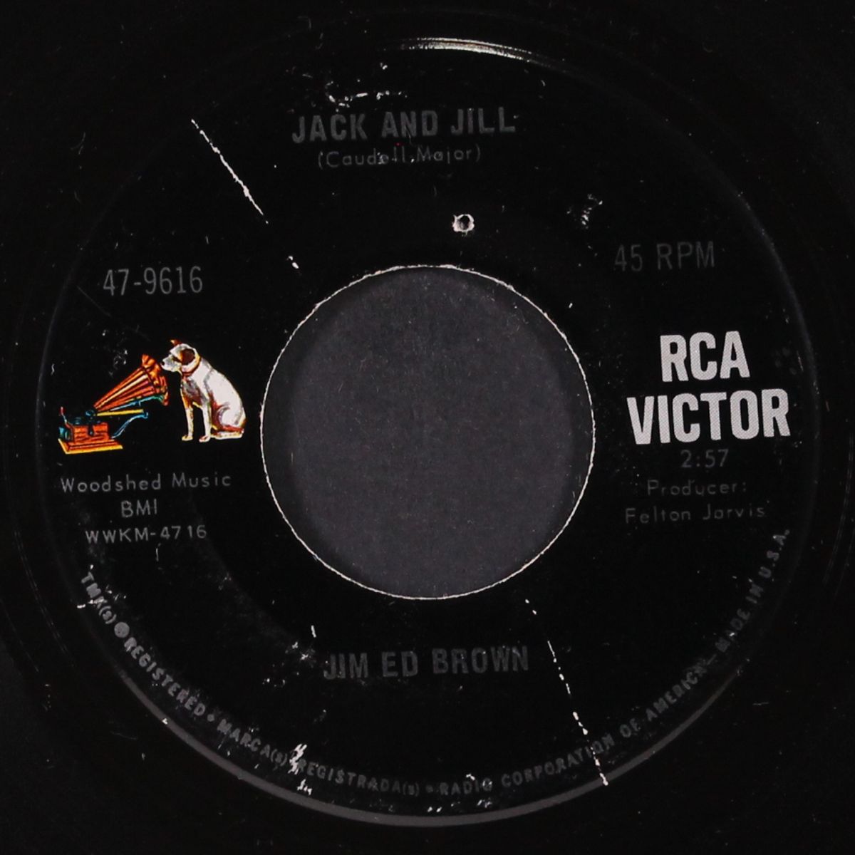jack and jill / honky tonkin' by JIM ED BROWN