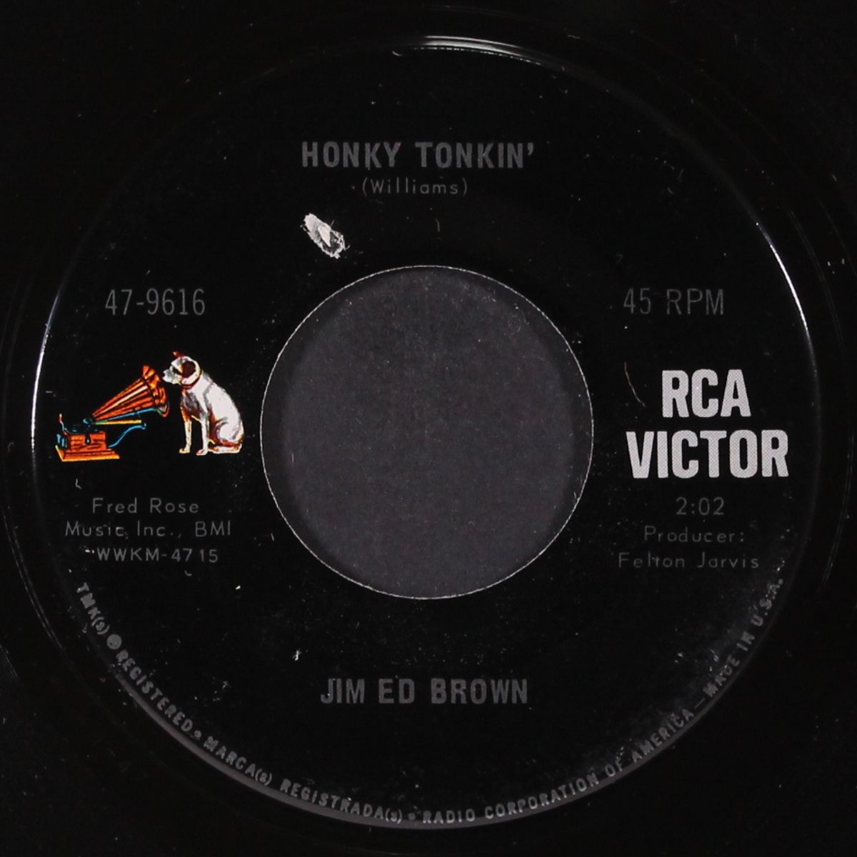 jack and jill / honky tonkin' by JIM ED BROWN