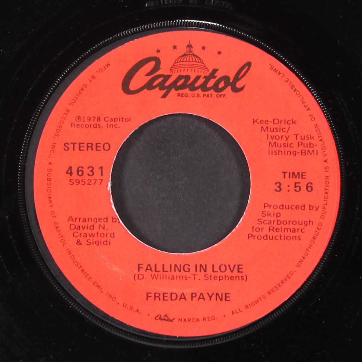 happy days are here again / falling in love by FREDA PAYNE