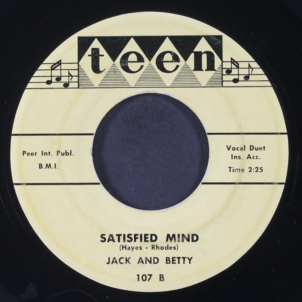 this is my story / satisfied mind by JACK & BETTY