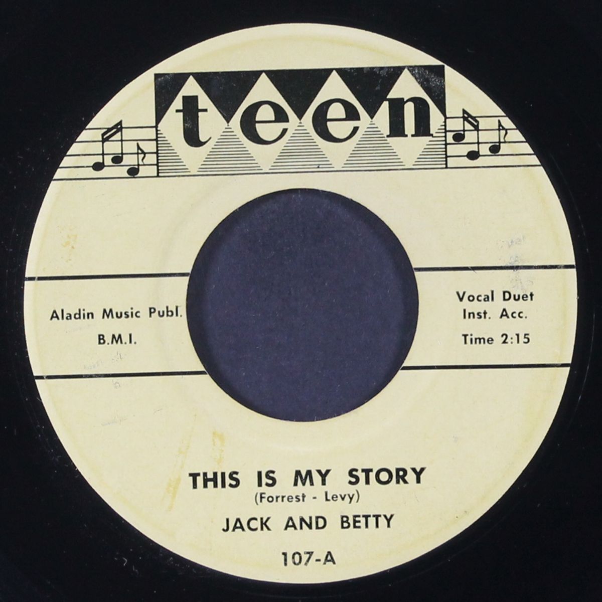 this is my story / satisfied mind by JACK & BETTY