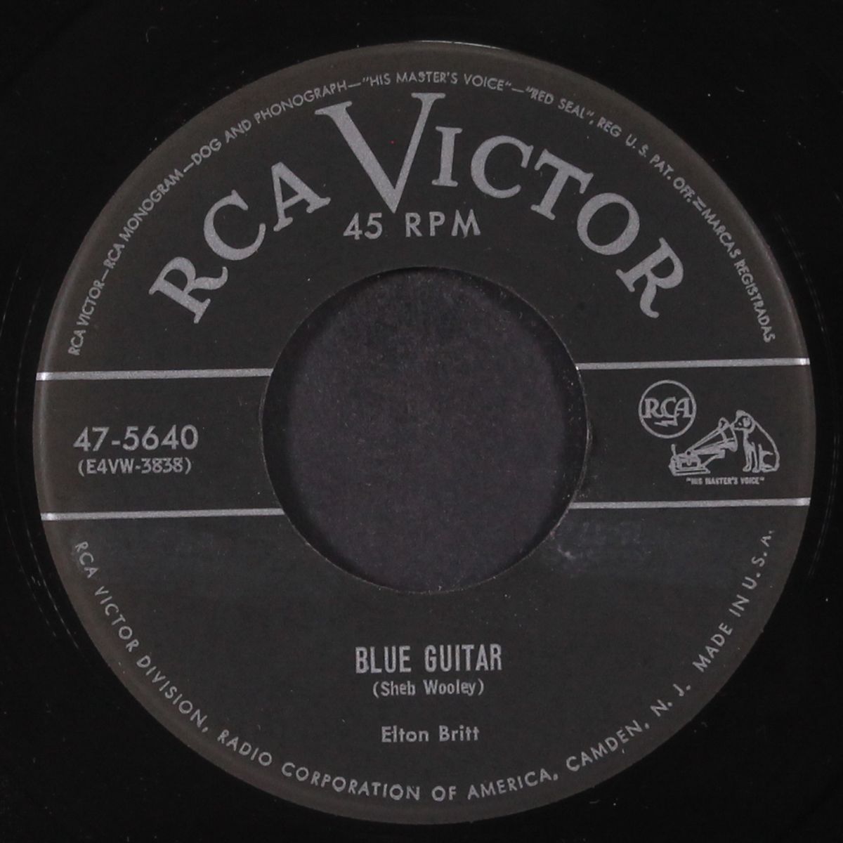blue guitar / nuevo laredo by ELTON BRITT