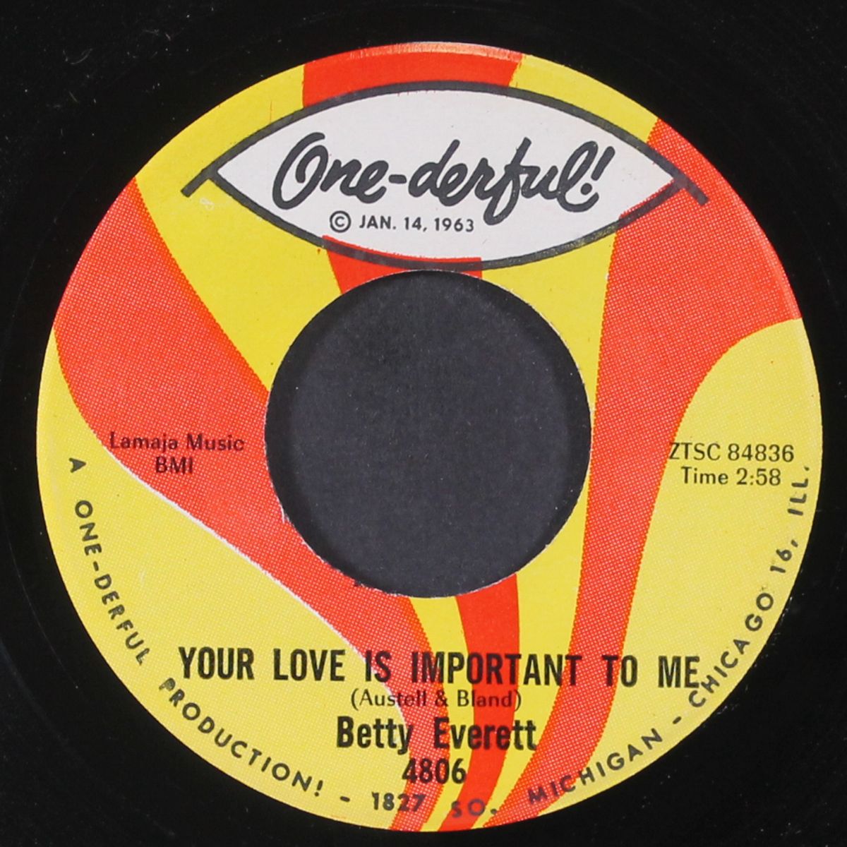 i'll be there / your love is important to me by BETTY EVERETT