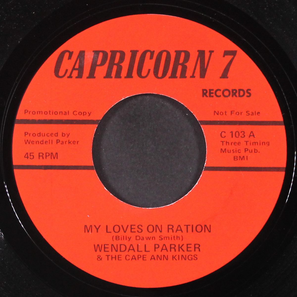 my loves on ration / finally made the break by WENDALL PARKER