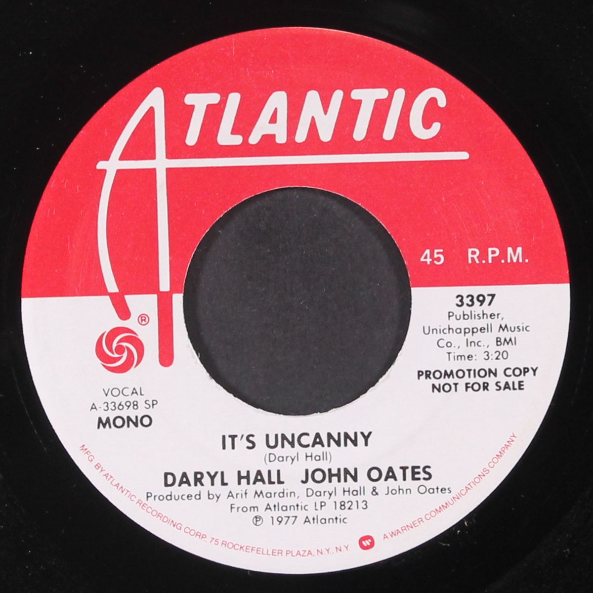 it's uncanny by HALL & OATES