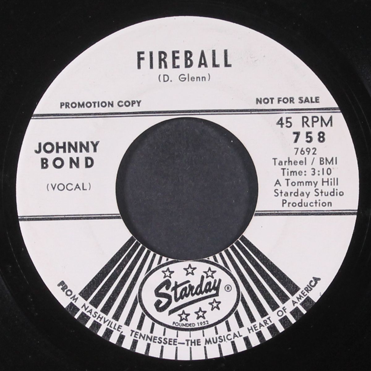 fireball / over the hill by JOHNNY BOND
