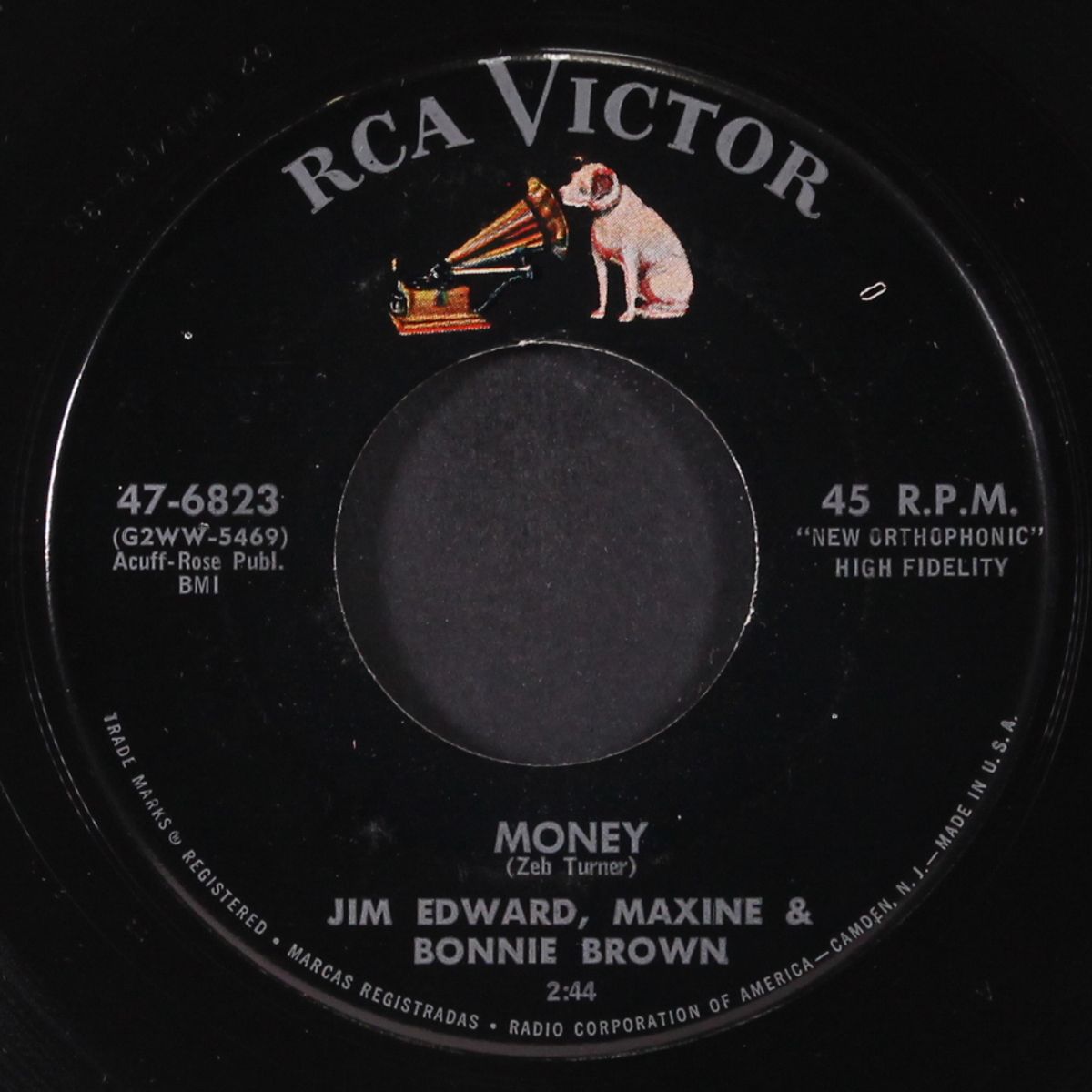 money by JIM EDWARD, MAXINE & BONNIE BROWN