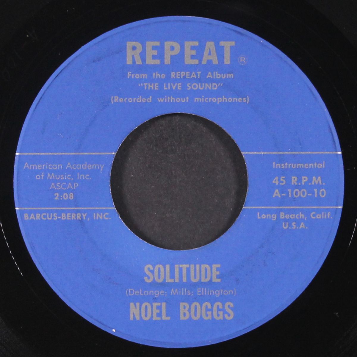 solitude / tuxedo junction by NOEL BOGGS