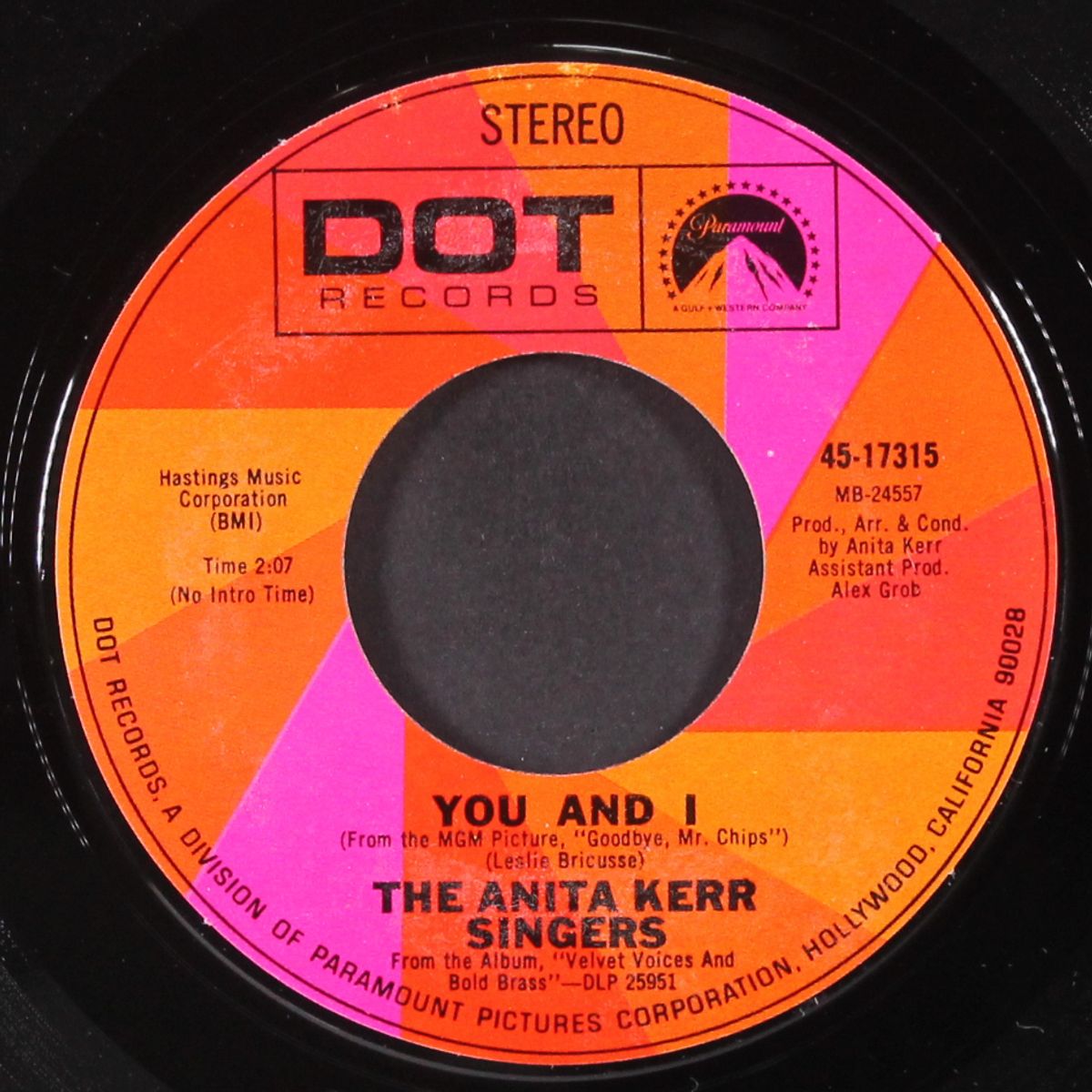 ob-la-di, ob-la-da / you and i by ANITA KERR SINGERS