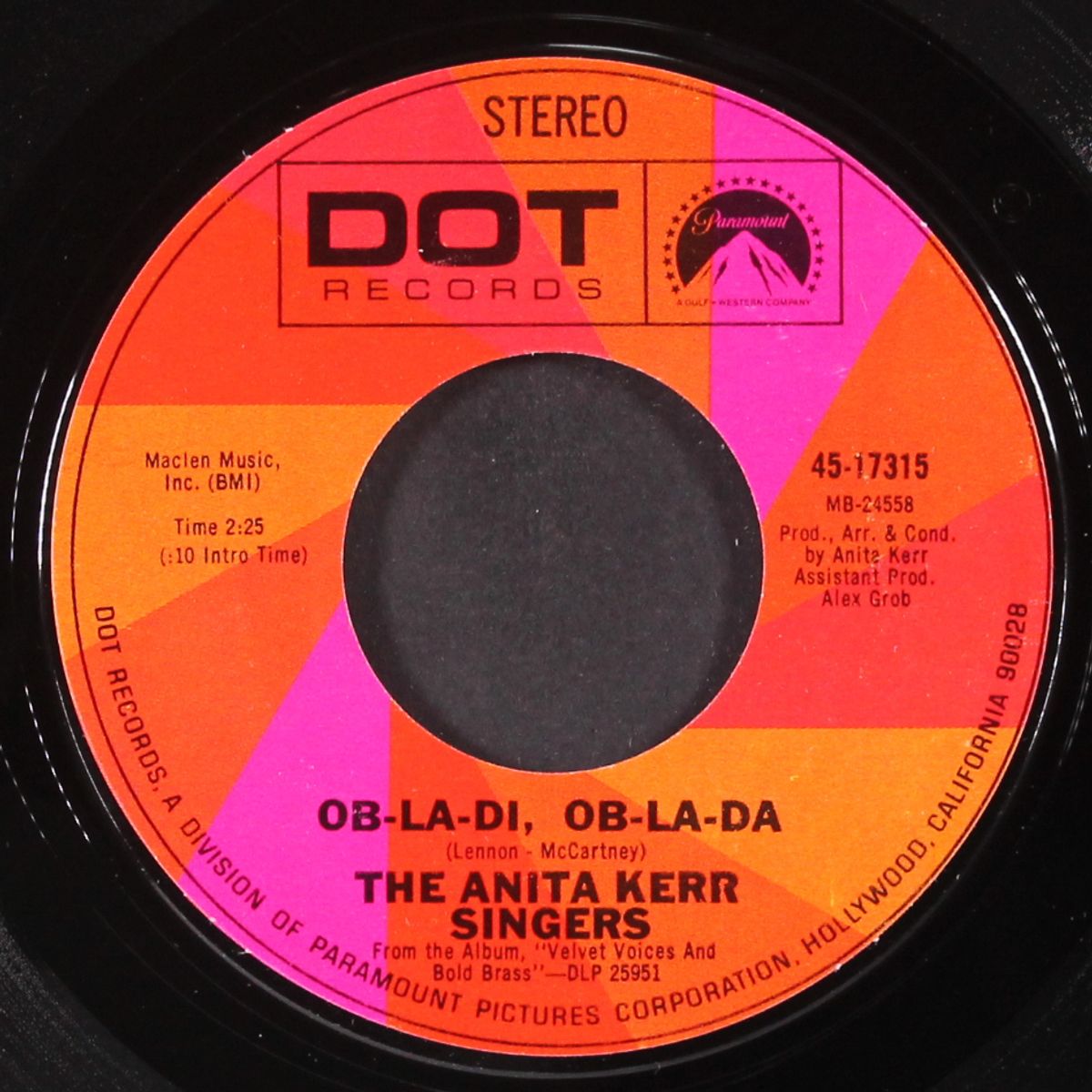 ob-la-di, ob-la-da / you and i by ANITA KERR SINGERS