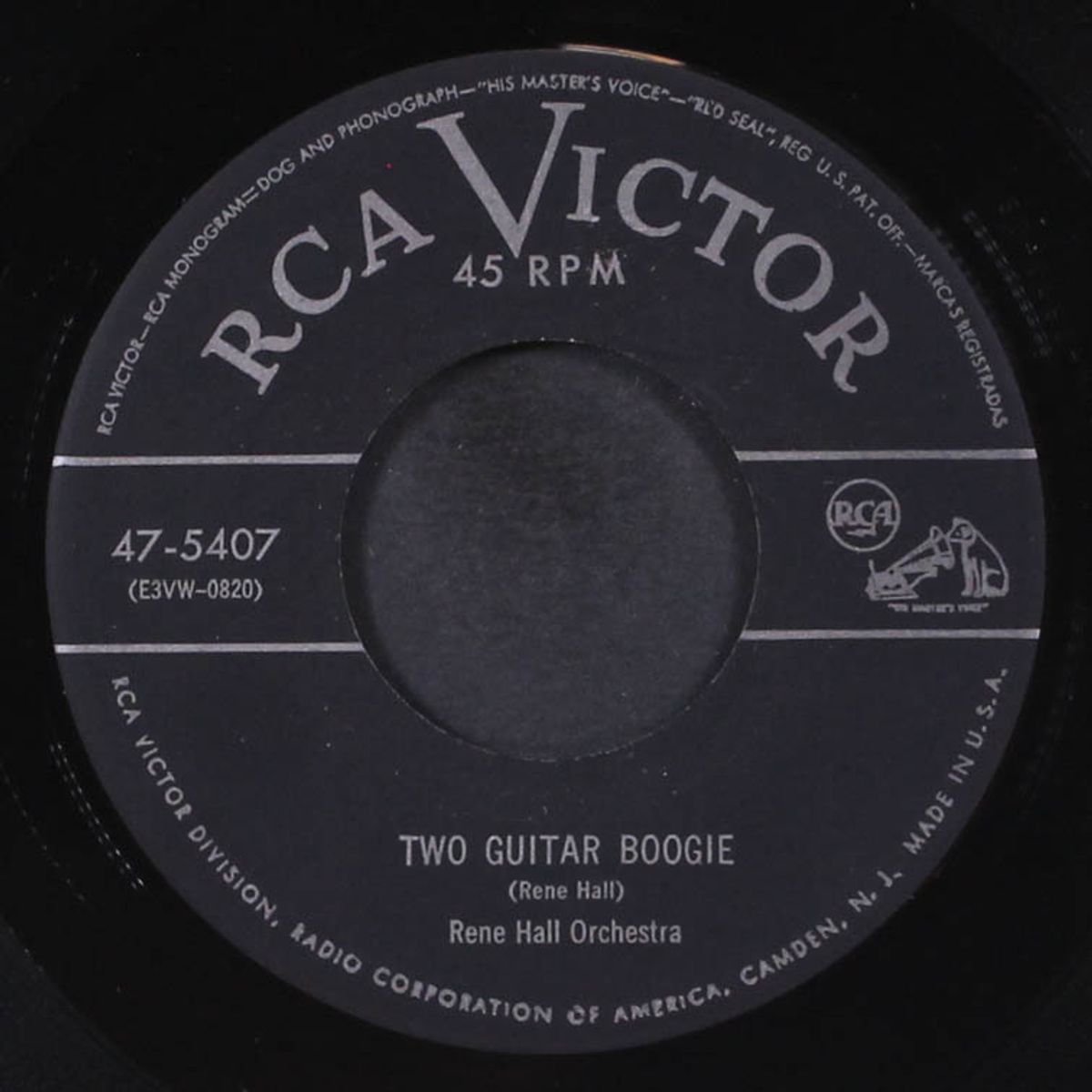 two guitar boogie / don't take me for a fool by RENE HALL