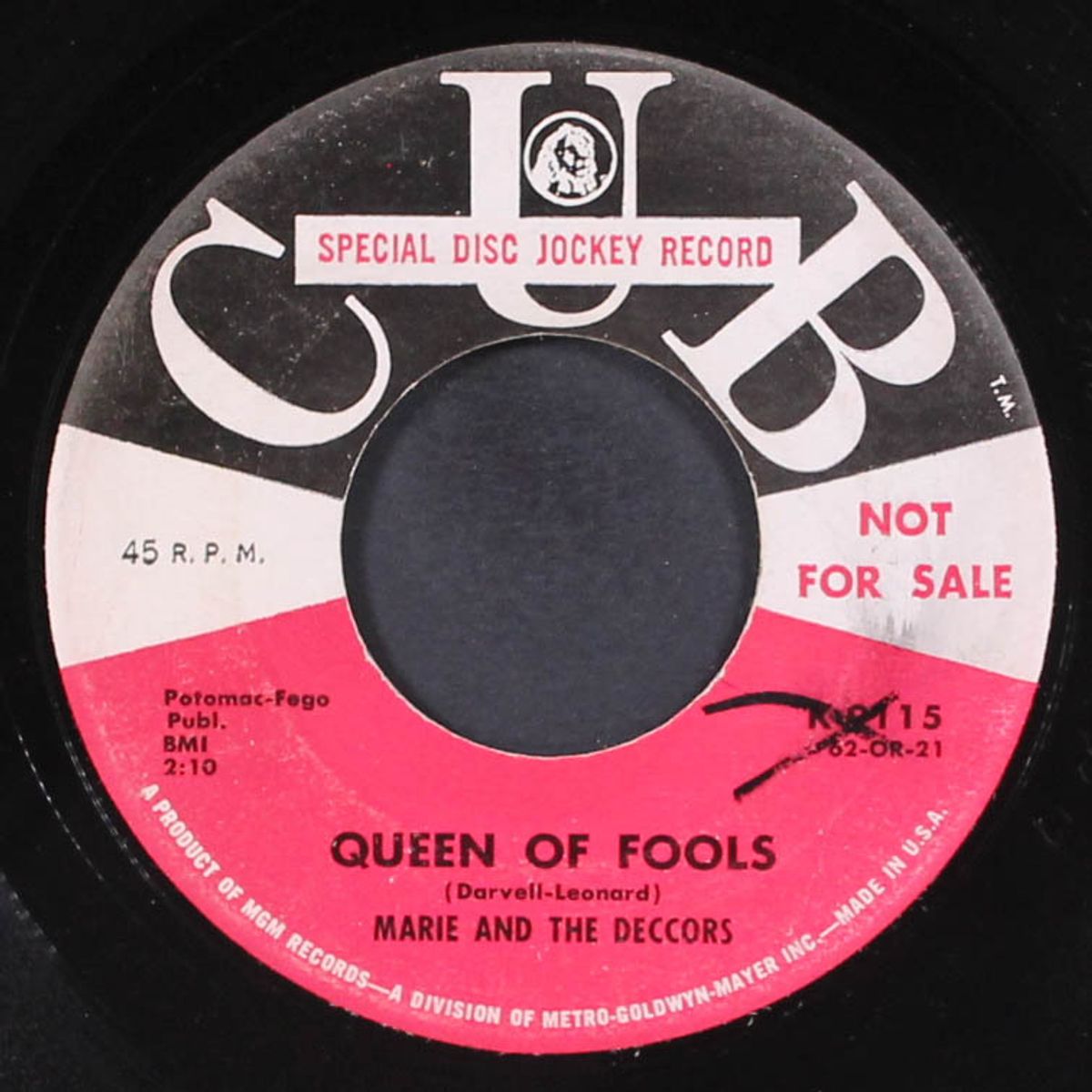 queen of fools / i'm the one by MARIE & DECCORS