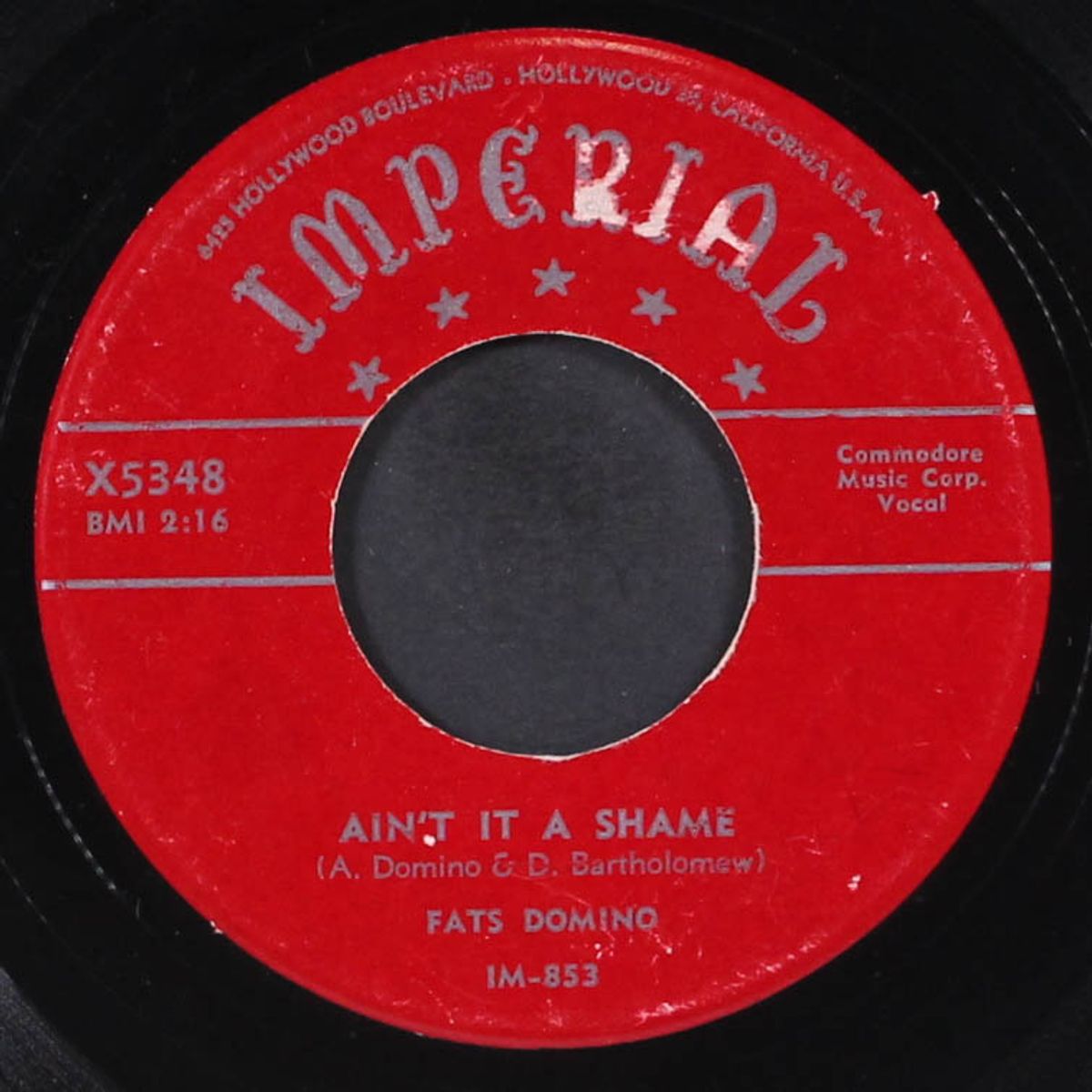 ain't it a shame / la la by FATS DOMINO