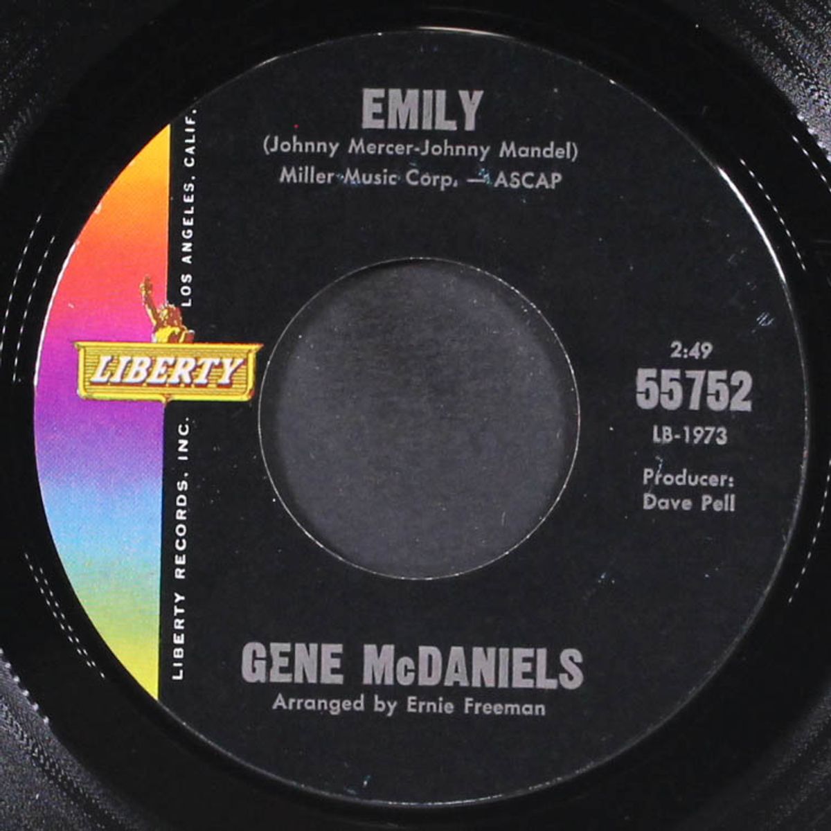 the forgotten man / emily by GENE MCDANIELS