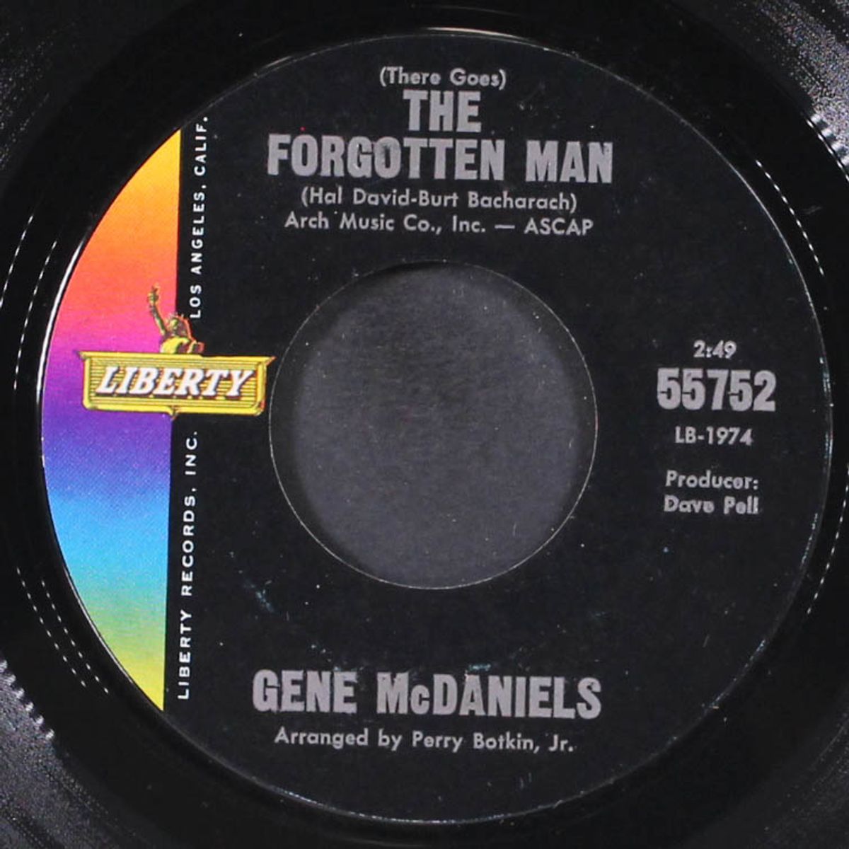 the forgotten man / emily by GENE MCDANIELS