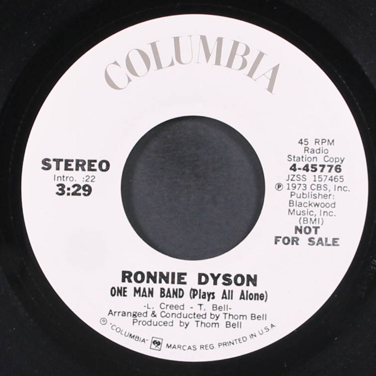 one man band (plays all alone) / mono by RONNIE DYSON